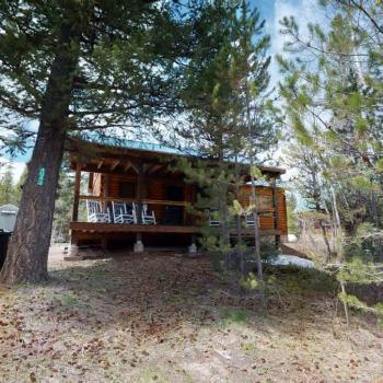 Little Timber Inn is nestled in the trees.