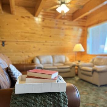 Cozy up on the couch with a good book.