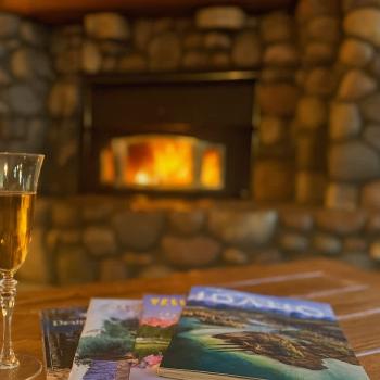 Read up about Yellowstone in front of the fireplace. Don't forget your wood.