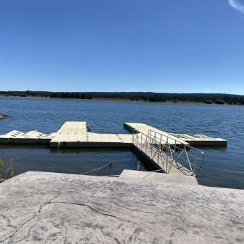 Boat launch from the cabin.