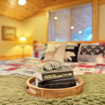 Master bedroom King bed.