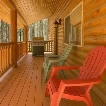 A grill is available for your use on the deck during your stay.