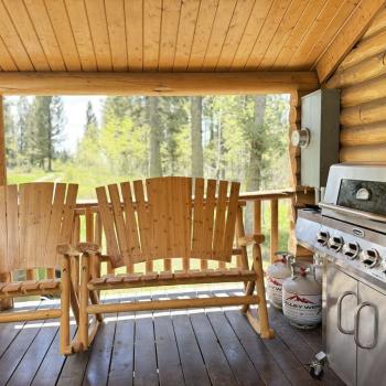 Propane BBQ for you to grill up that perfect meal.