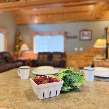 Island view into the living room
