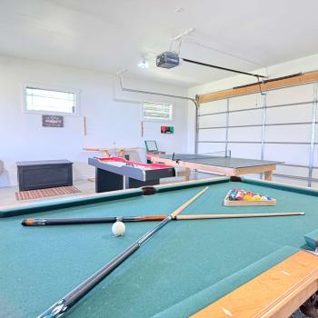 Keep the fun going in the fully equipped game room! Enjoy a match of pool or ping pong, perfect for rainy days or fun nights.