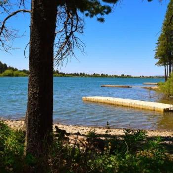 Shared community boat launch on Bill's Island.