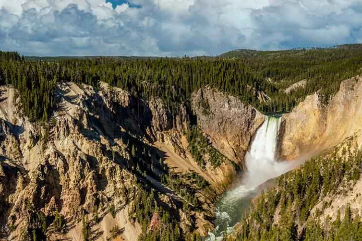Grand Canyon of Yellowstone and Yellowstone Falls