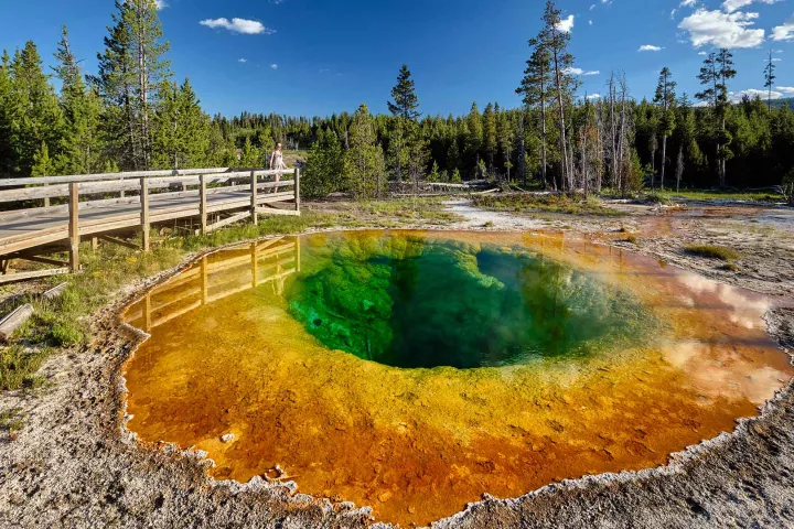 Hot Thermal Feature in Island Park Chamber