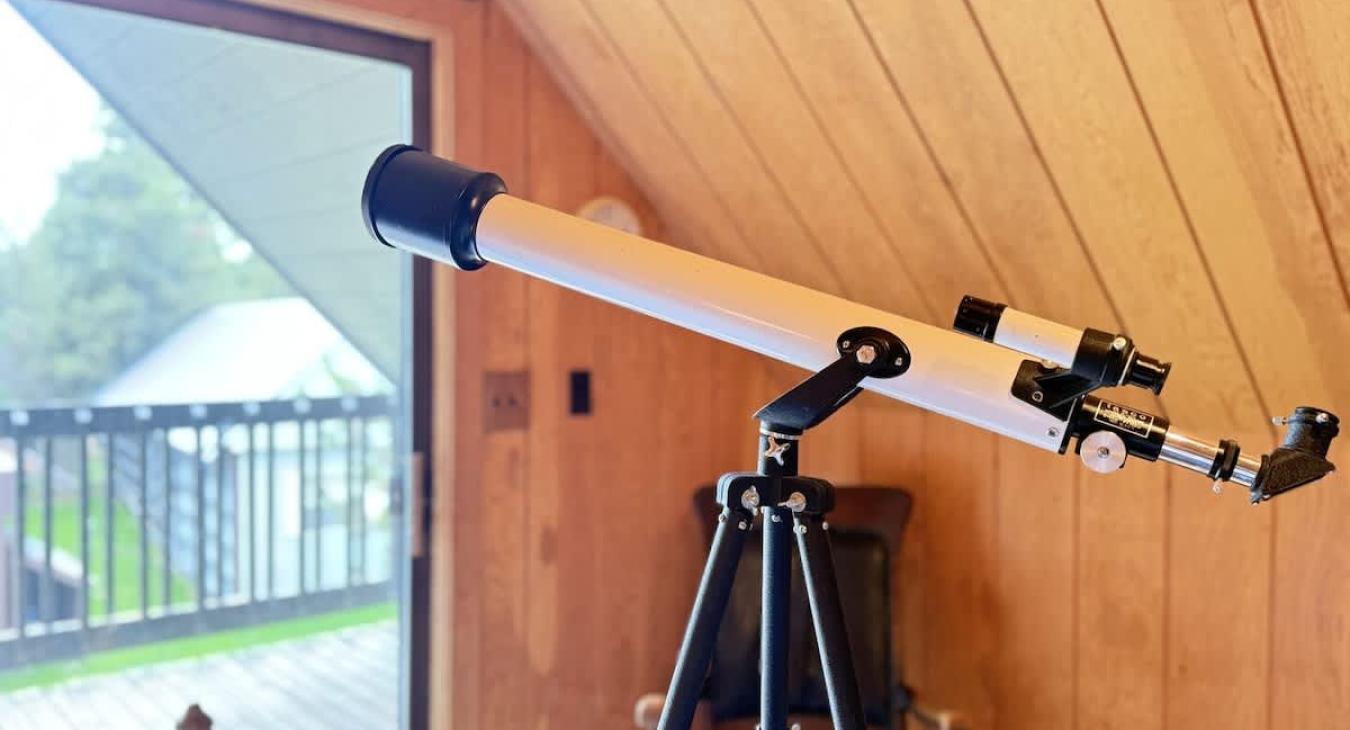 Telescope for watching the sky at night.