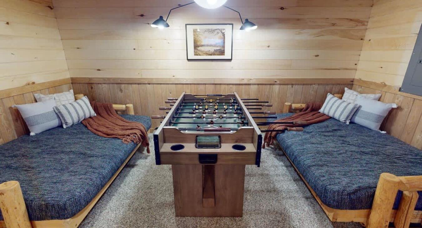 2 full size pull out futons.