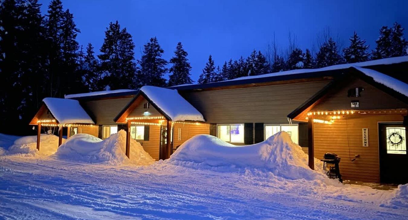 Come enjoy the bear cave cabins all year long.