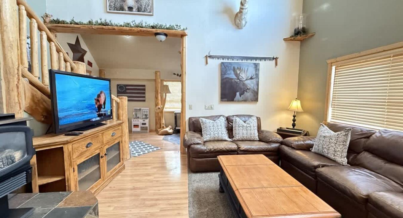 Relax after a long day in the living room.