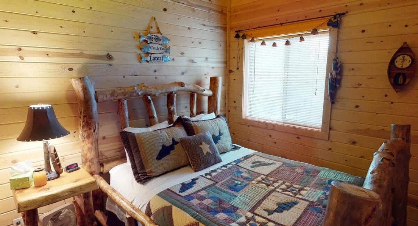 Lots of natural light flows into this room.