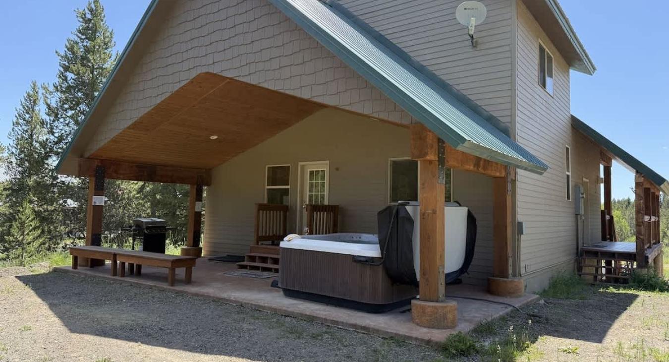 view of the back porch