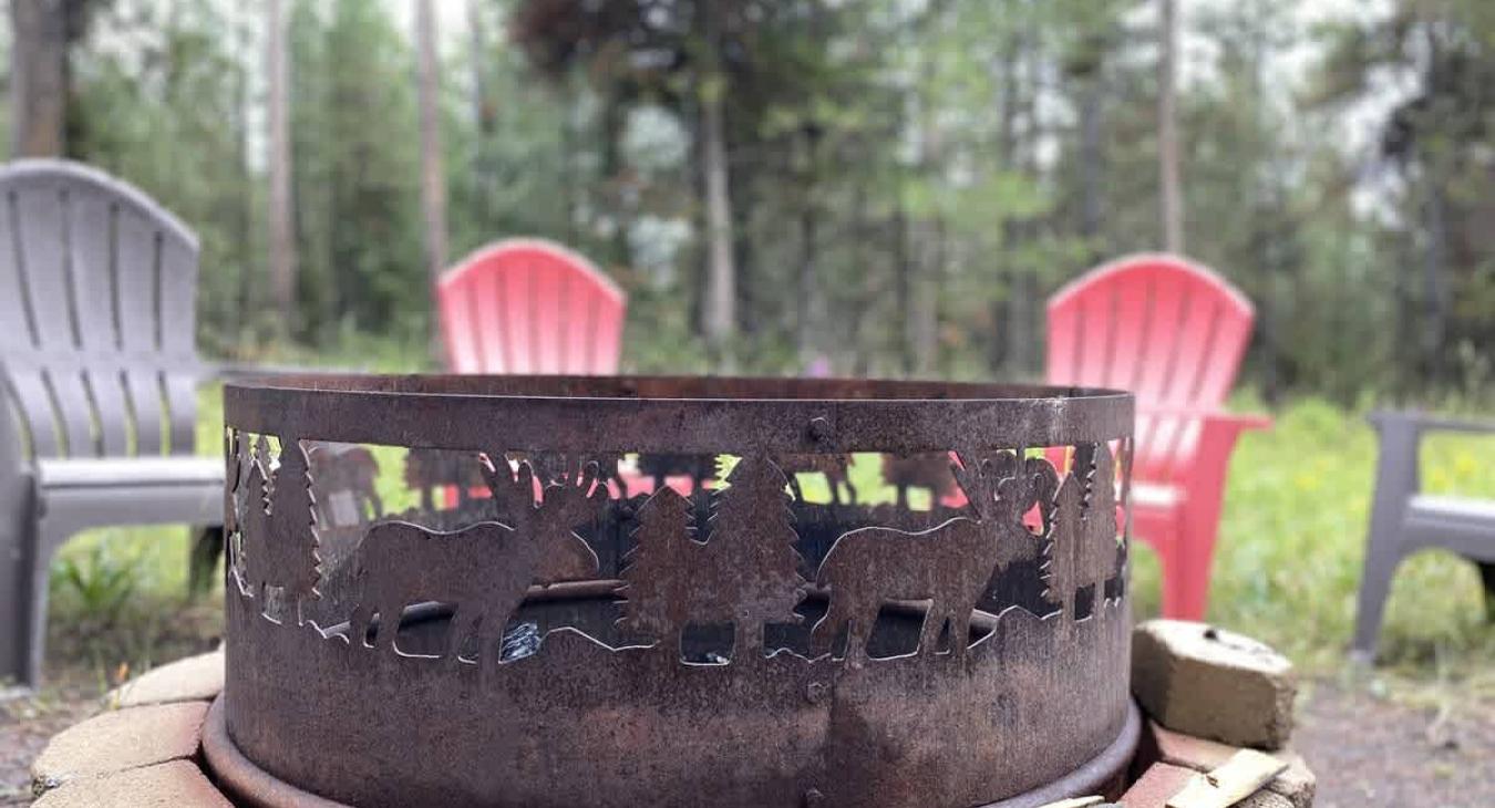 Firepit and chairs for you to enjoy during your stay. Make sure to bring your own firewood.