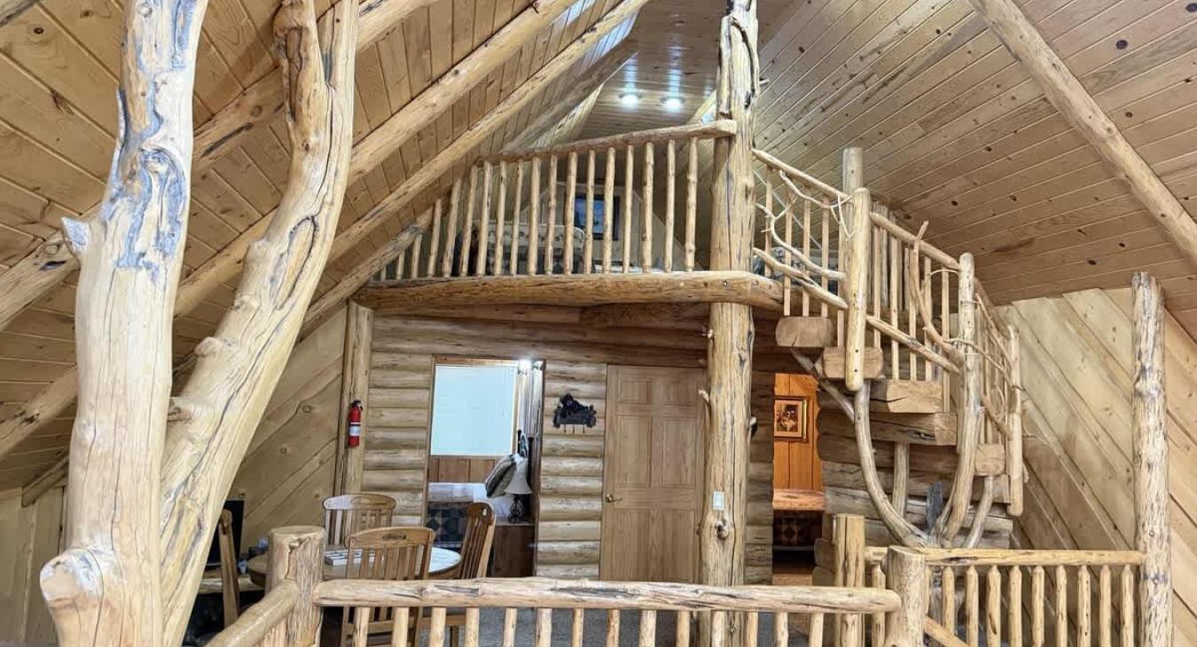 View of the upstairs loft.