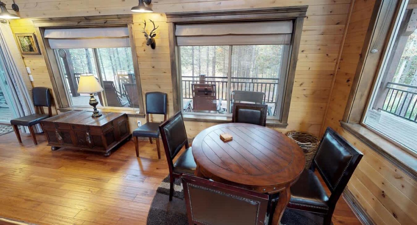 More seating in the living room.