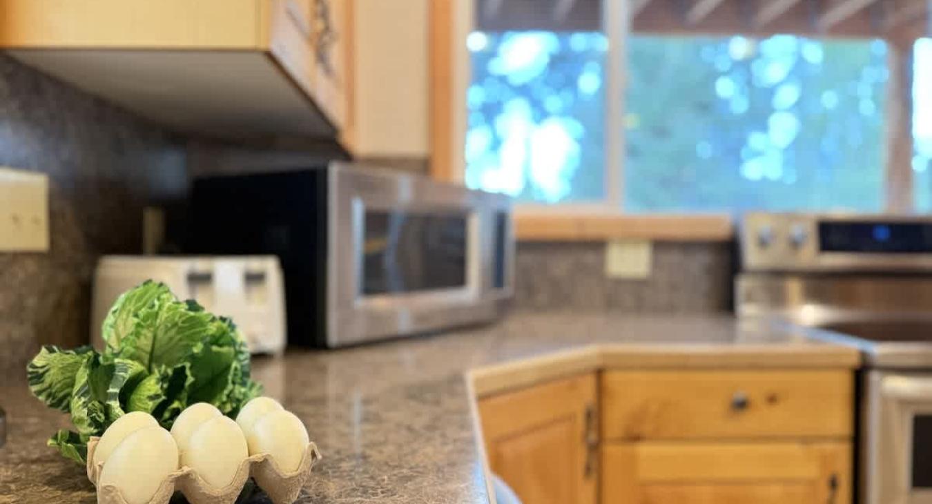 Basic spices for cooking provided.