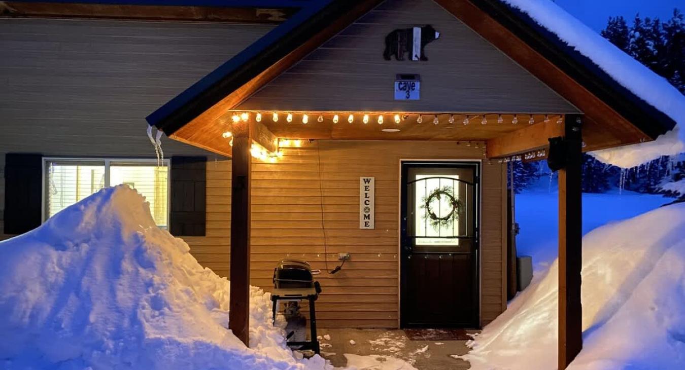 A grill is located outside for you to use during your stay.