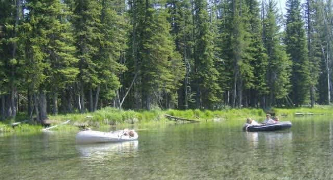 Floating the snake river