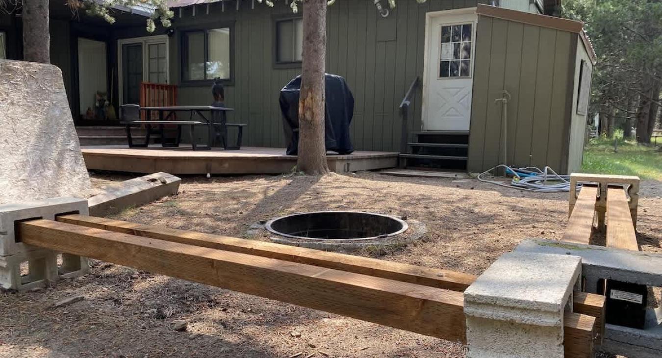 Nice fire pit area for your whole group