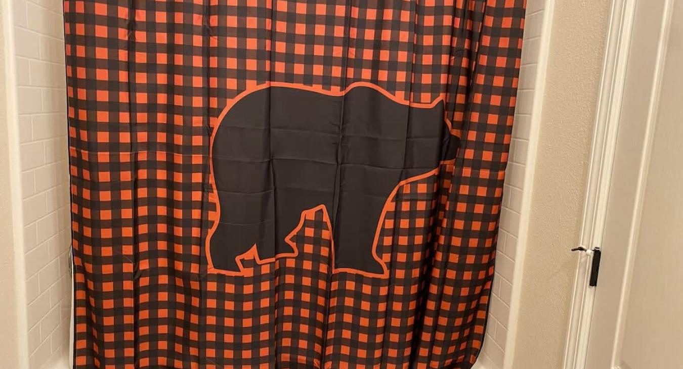 Bear decor is found throughout the cabin.