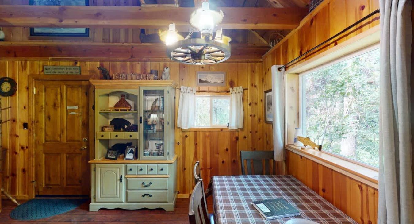 Beautiful big windows to view the surrounding area of the cabin.