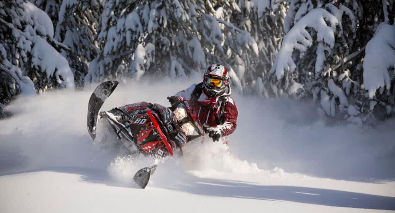 This cabin is open year round, perfect in the winter to go snowmobiling.