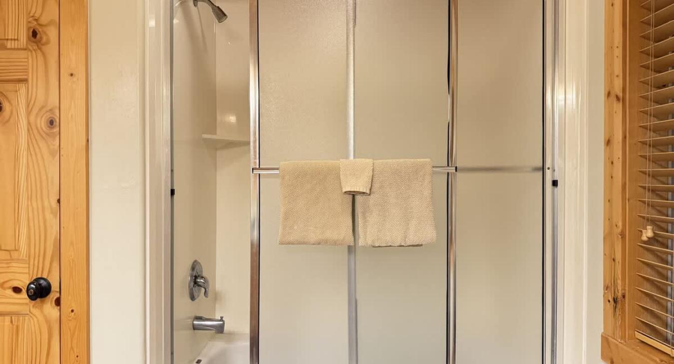 Fresh clean towels are provided for everyone.