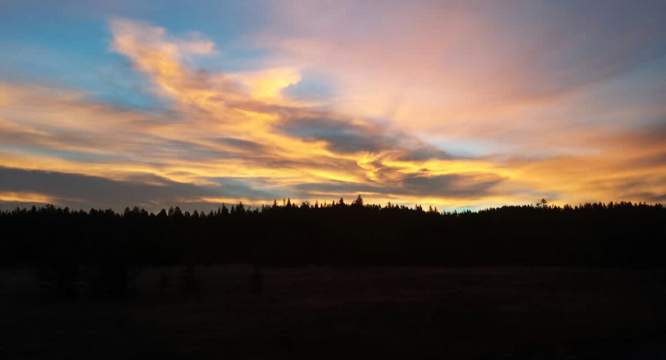 Island Park has some beautiful sunsets.