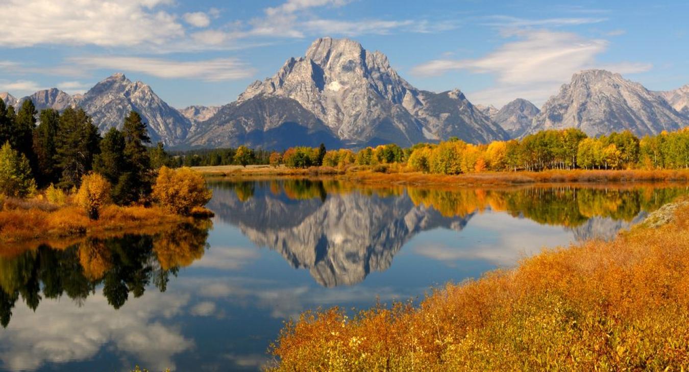The Tetons located a few hours away.