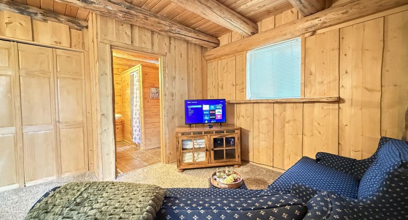 Lots of space to relax in the master bedroom.