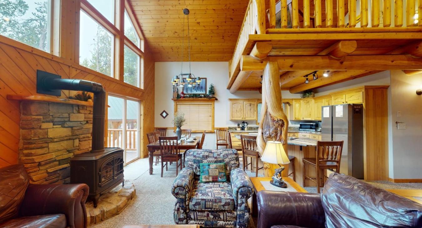 Upon entrance you are greeted by the living room.