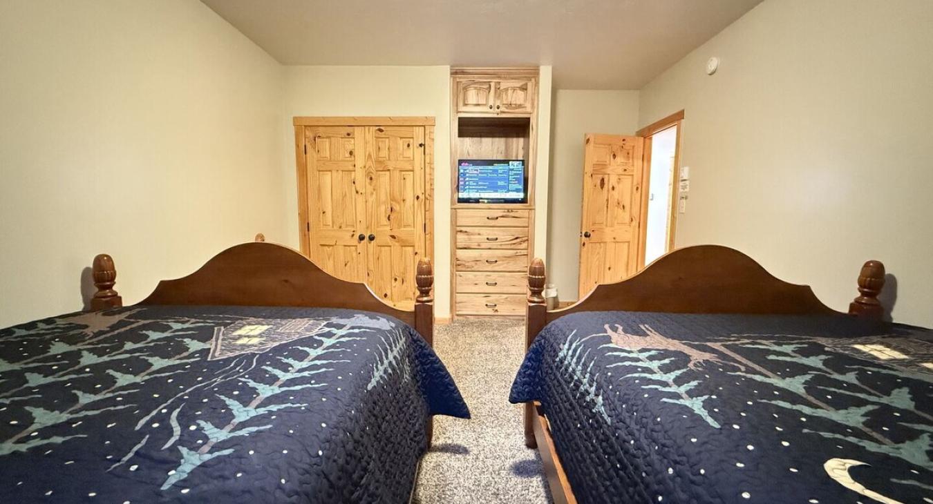 Spacious room perfect for up to 4 guests.