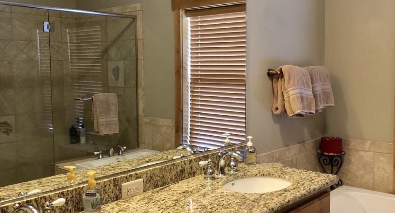 Main floor master bathroom.