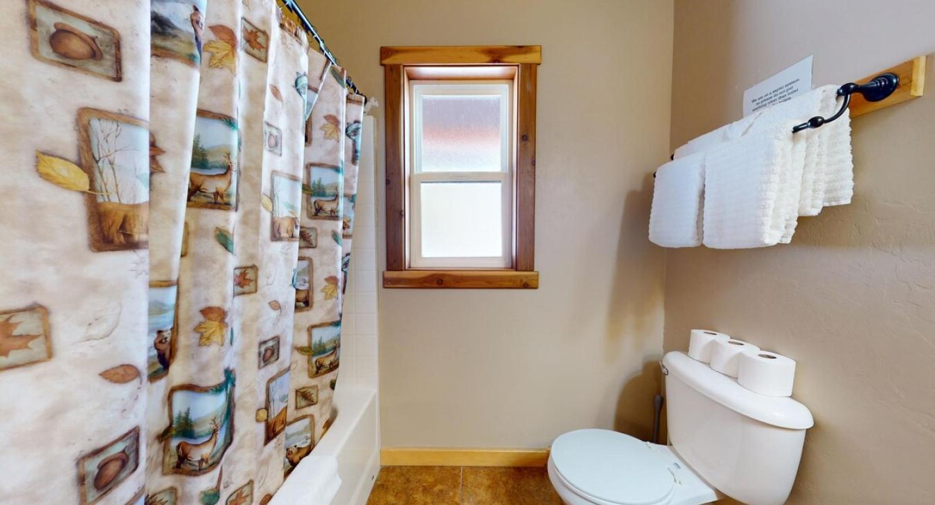 Toilet paper is also provided during your stay.