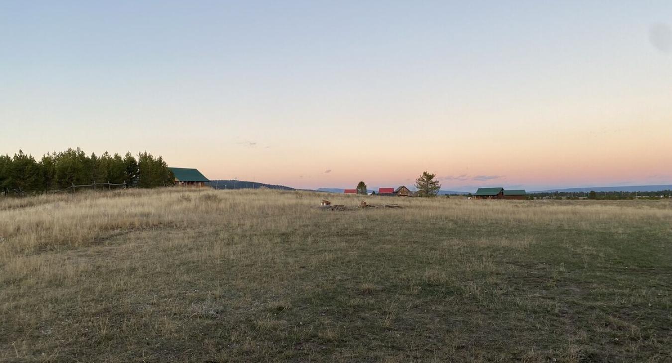 Beautiful view of the sunset.