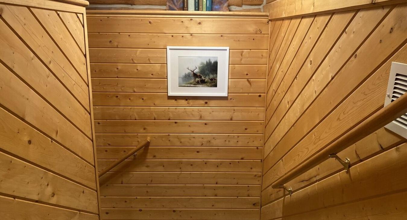 Access to the basement area.