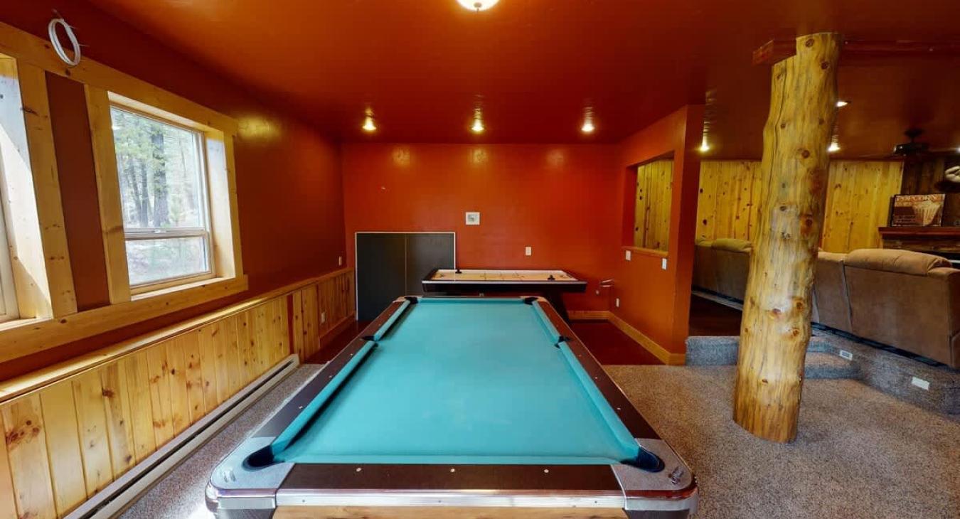 Basement game room to enjoy some quality time with everyone.