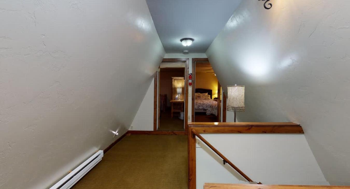 The Loft area above the stairs.