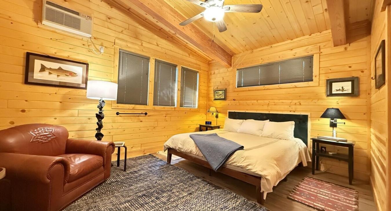 Second bedroom is equipped with a King size bed.