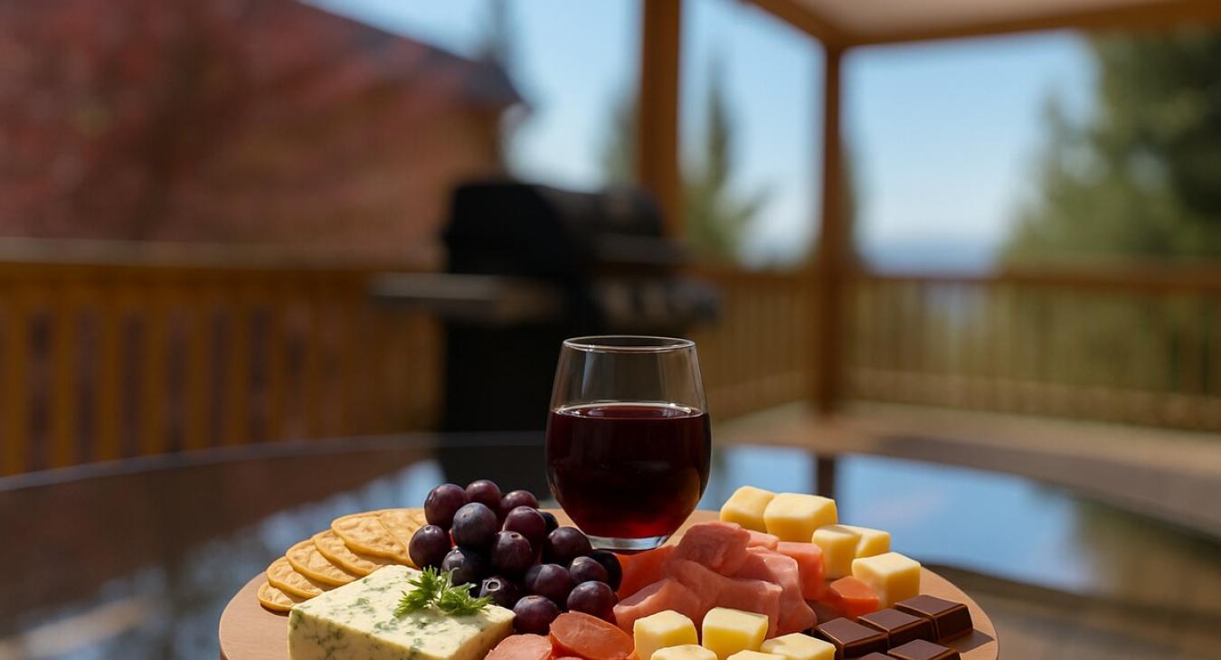 Relax on the sun porch and have a relaxing evening.