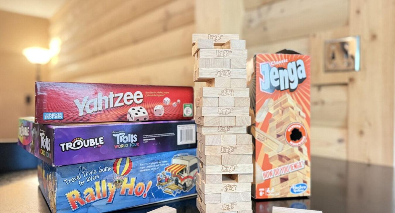 Games to enjoy while you hang out at the cabin.