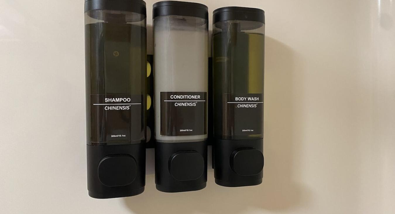 Shower essentials are provided to you here.