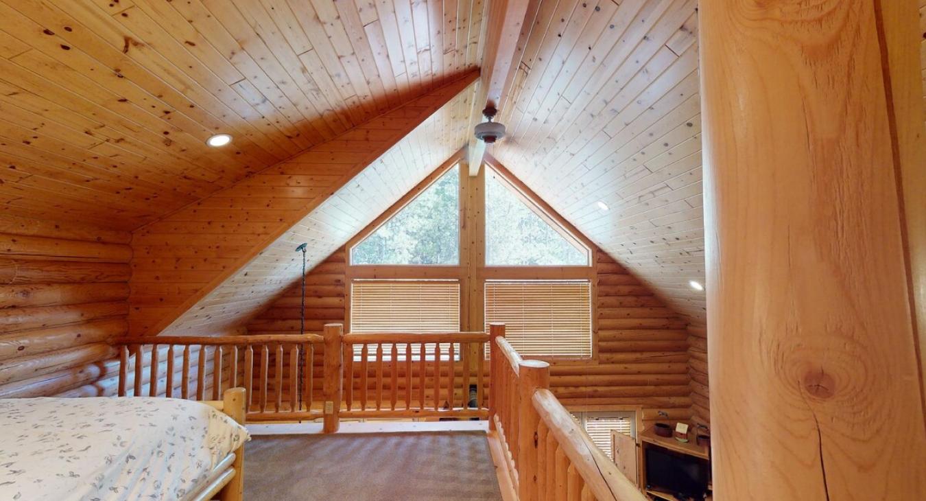 View from the loft upstairs.