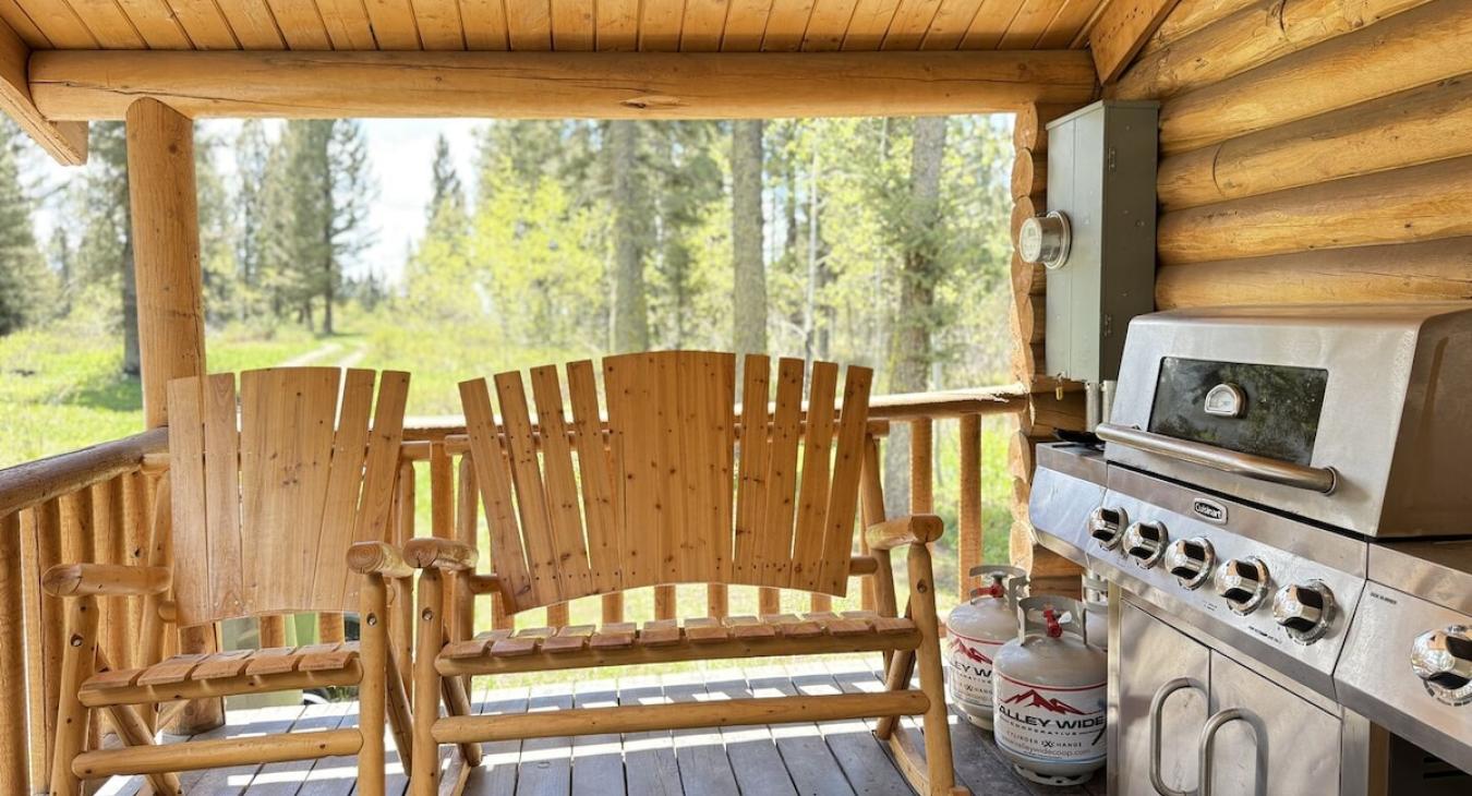 Propane BBQ for you to grill up that perfect meal.
