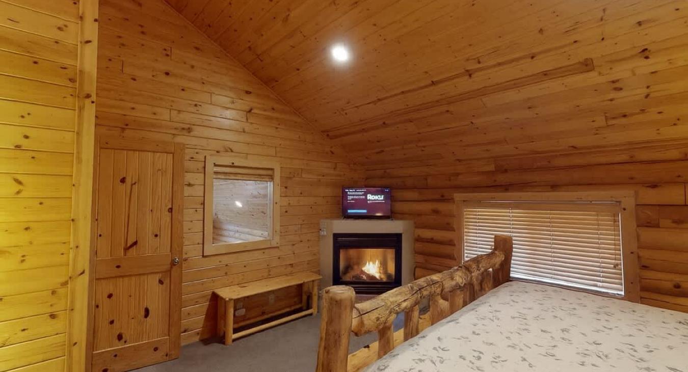 Tv for entertainment located in the room.