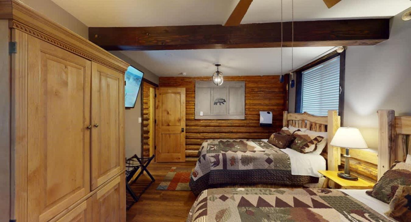 Closet to store your belongings is located in this room.