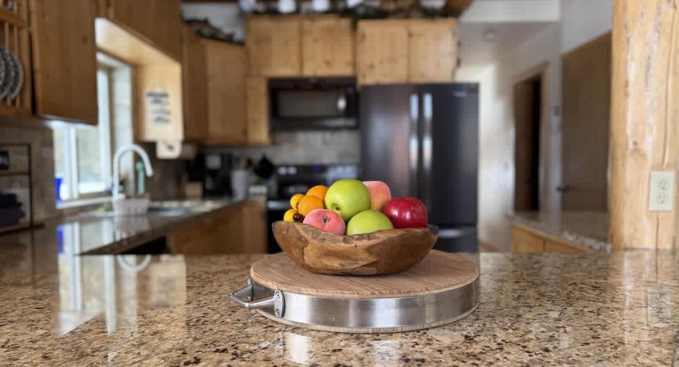 We hope you enjoy the kitchen.