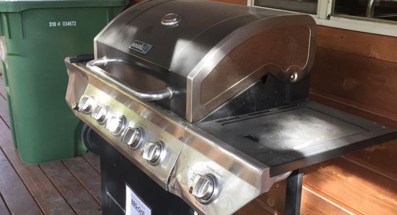 A Grill is provided for your use.